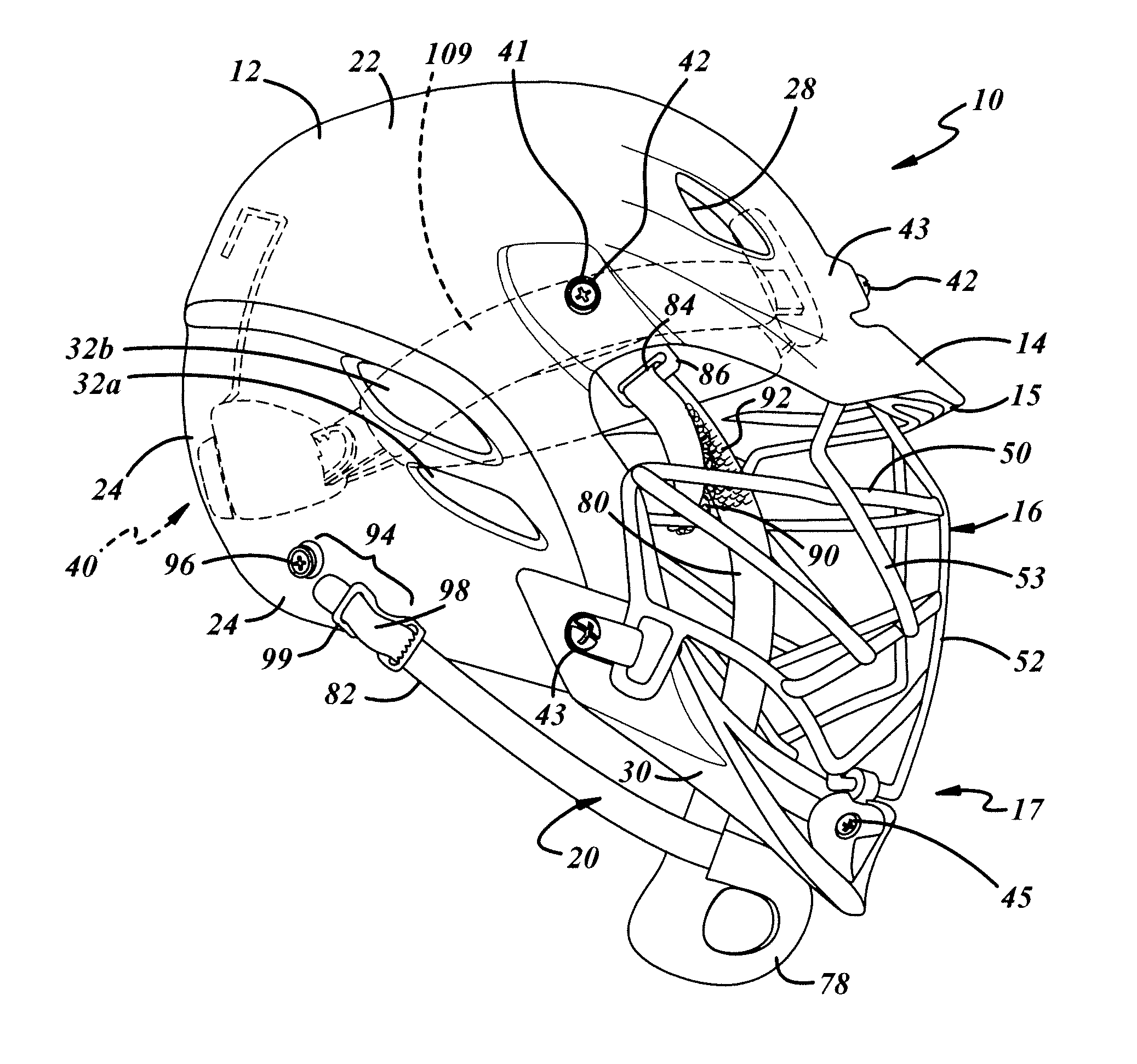 Helmet adjustment system