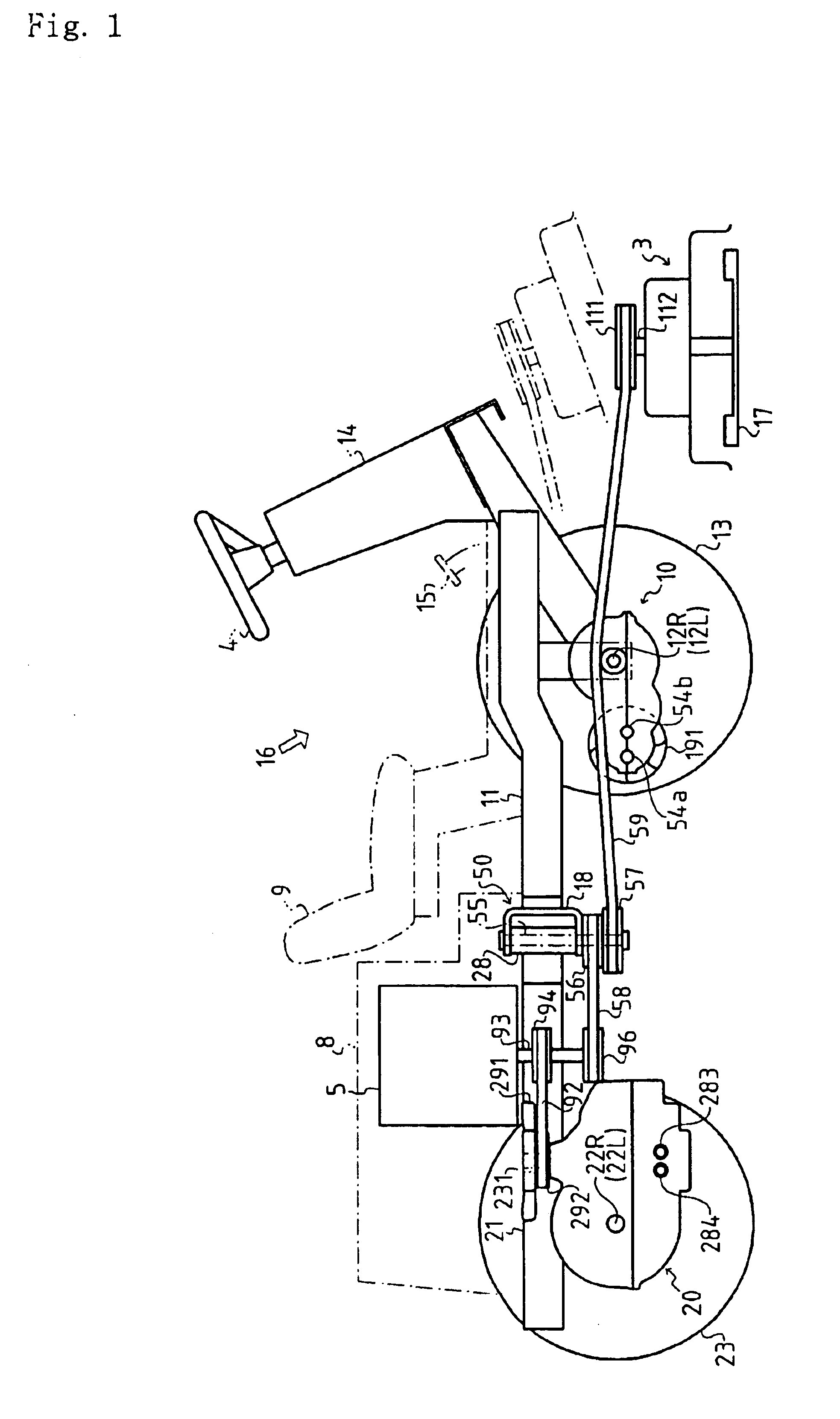 Hydraulic transaxle apparatus for a four-wheel driving vehicle and four-wheel driving vehicle using the apparatus