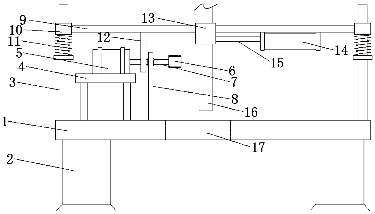 Linear sliding rail grinding device