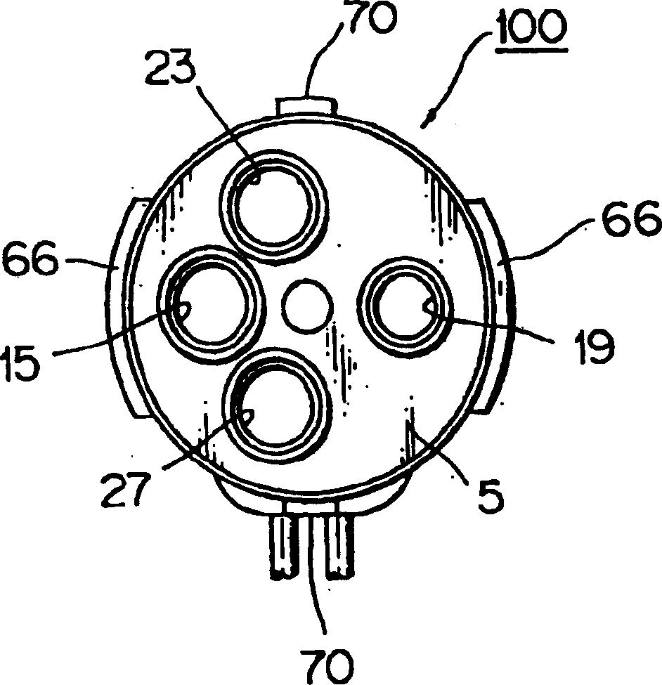 Rotary flow-crossover valve