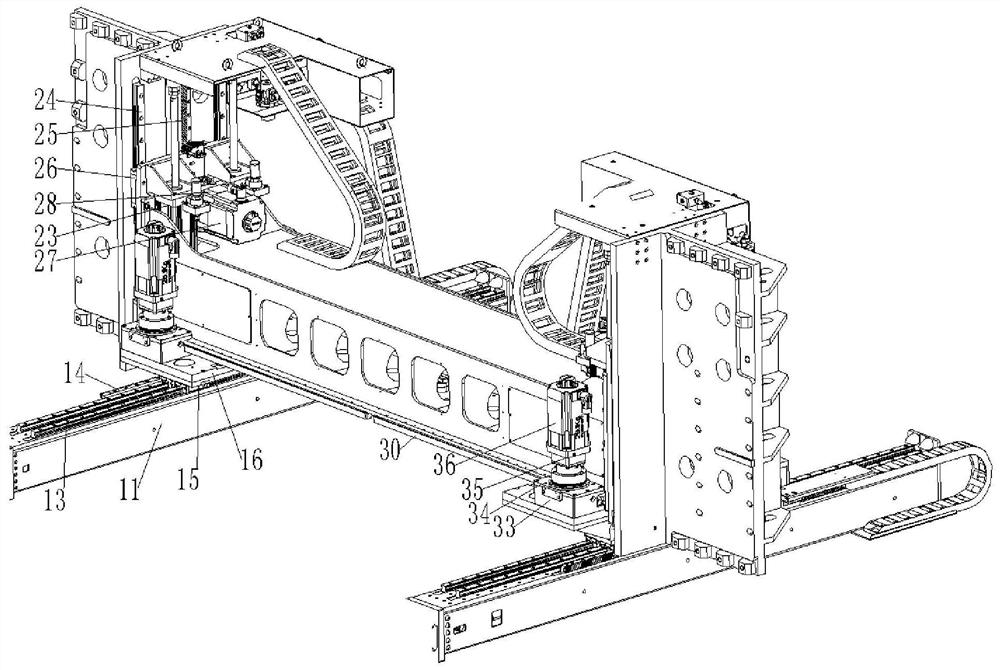 High-speed multi-station shuttle manipulator device matched with heavy press