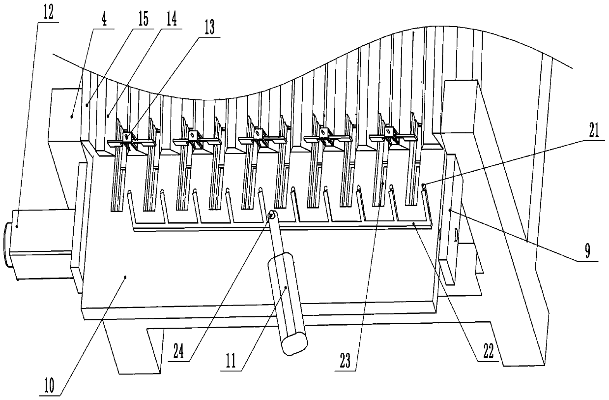 A taper screw tail removal device