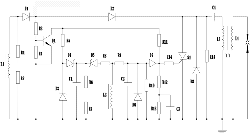 Capacitive ignition device with speed limit and easy start functions