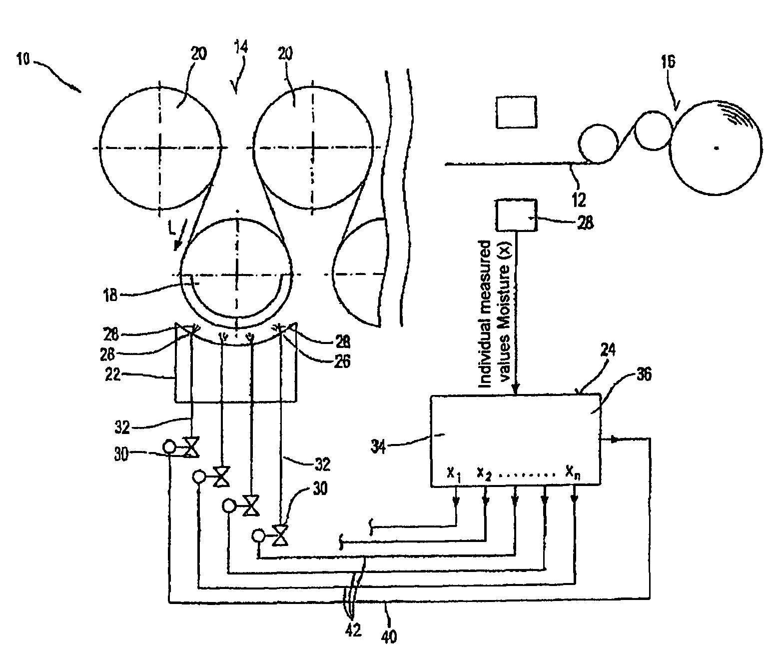 Equipment and method for producing and/or treating a fibrous web
