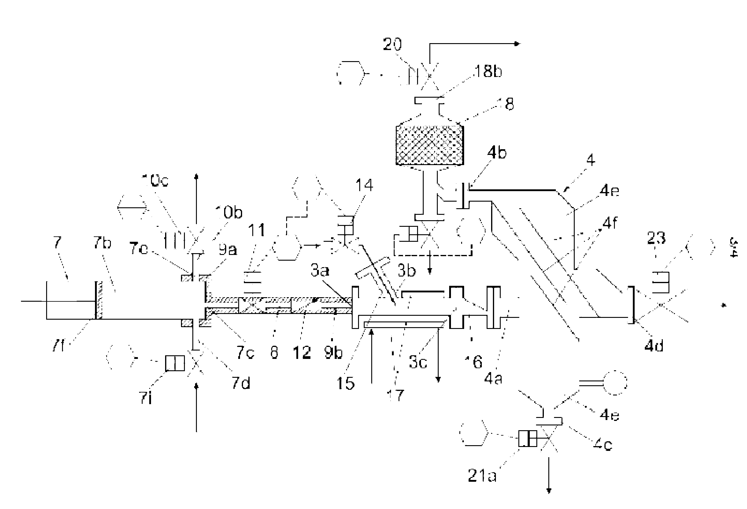 A system for controlled on demand in situ hydrogen generation using a recyclable liquid metal reagent, and method used in the system
