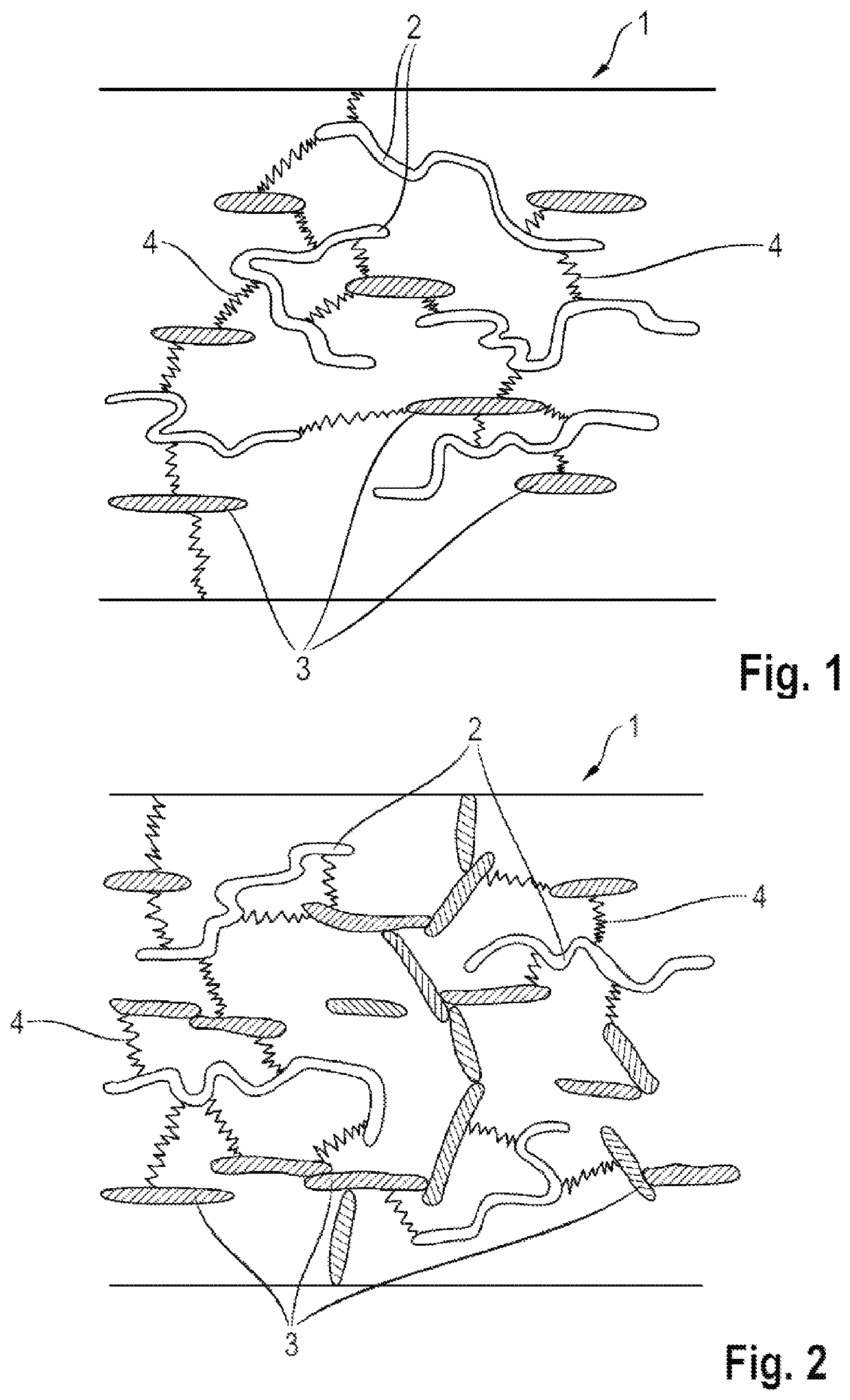 Insulation element with artificial fibres for electrical insulation in the high voltage range