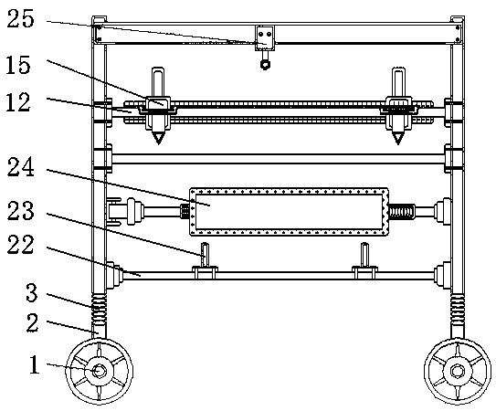 Combined type device capable of automatically waxing, yarn guiding and batching for spinning
