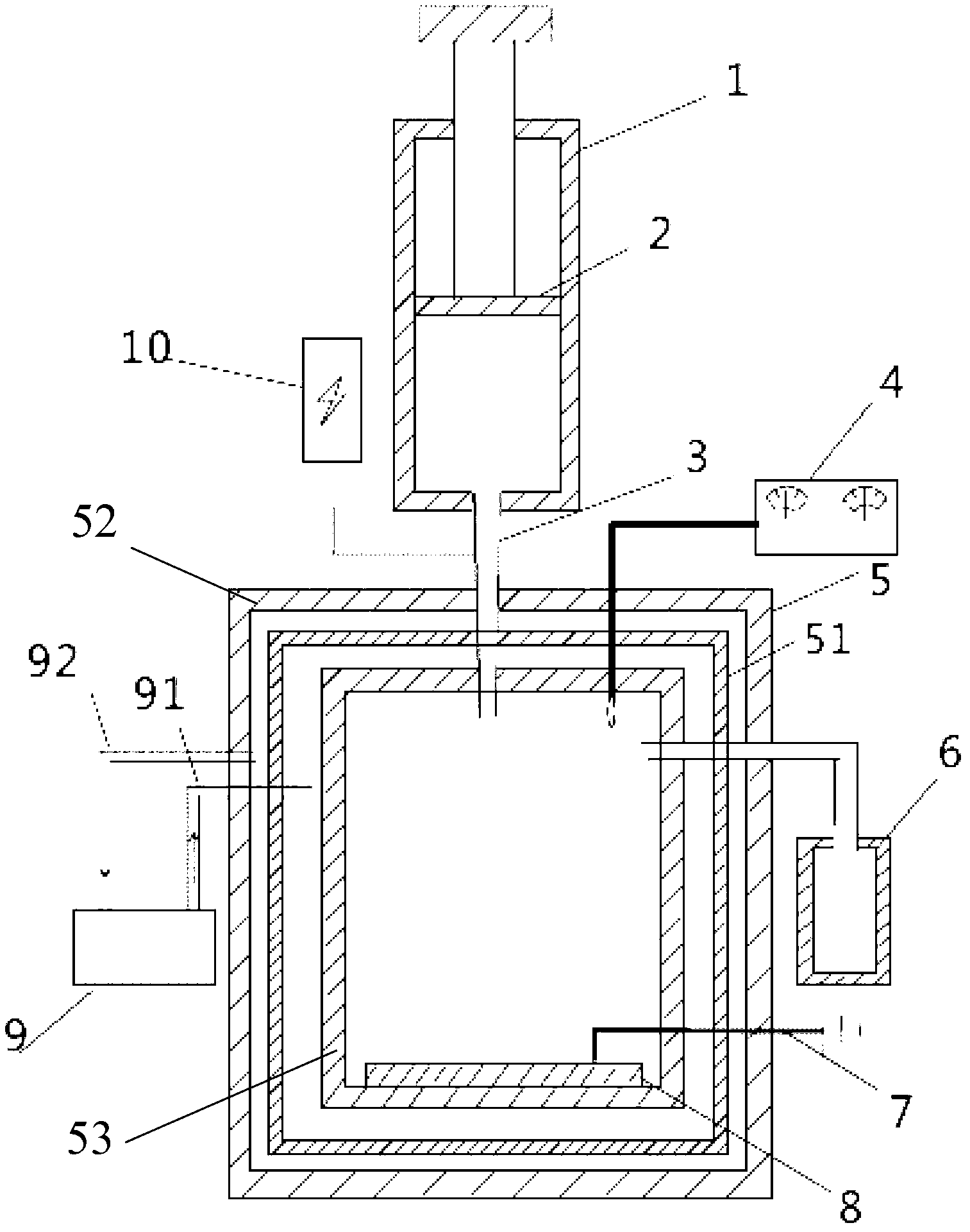 Electrostatic spinning device capable of adjusting spinning temperature and humidity