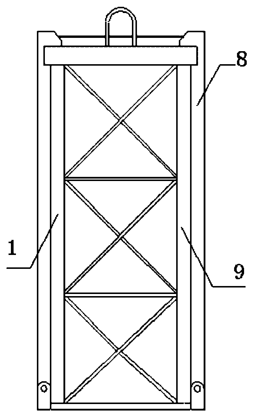 Self-loading device for test of simulating crustal stress of surrounding rock on rock tunnel shaking table