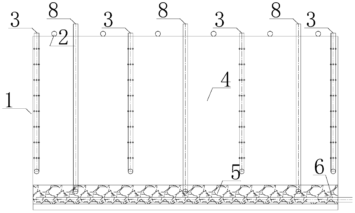 Domestic wastewater treatment method and treatment device based on gy-2 water treatment filler