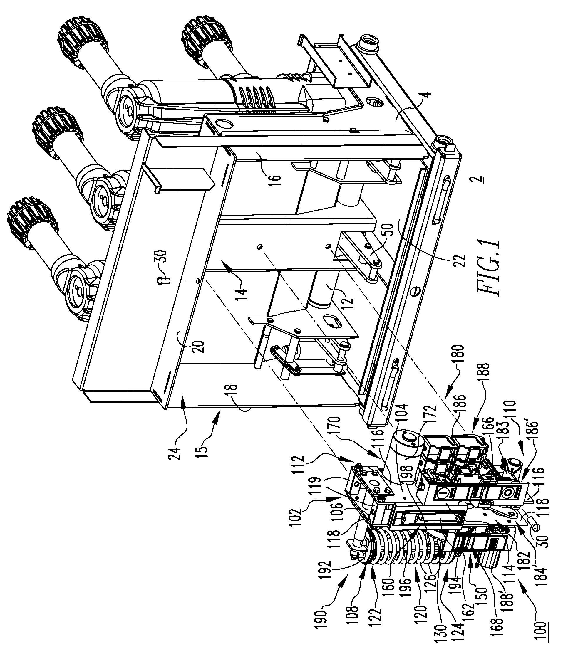 Electrical switching apparatus and stored energy assembly therefor