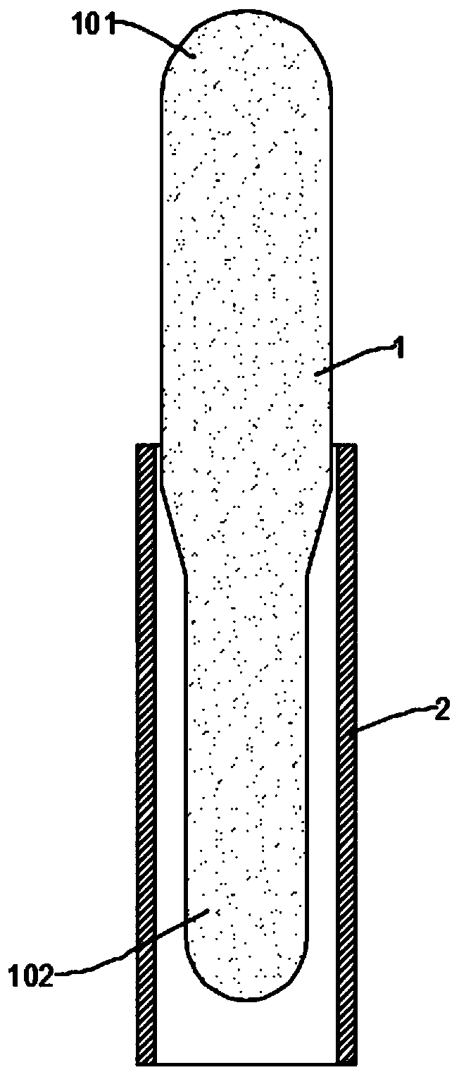 Anti-contamination double-head tongue depressor