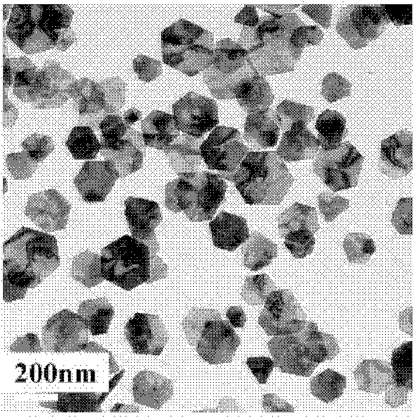 Method for preparing copper indium selenium nano tablets