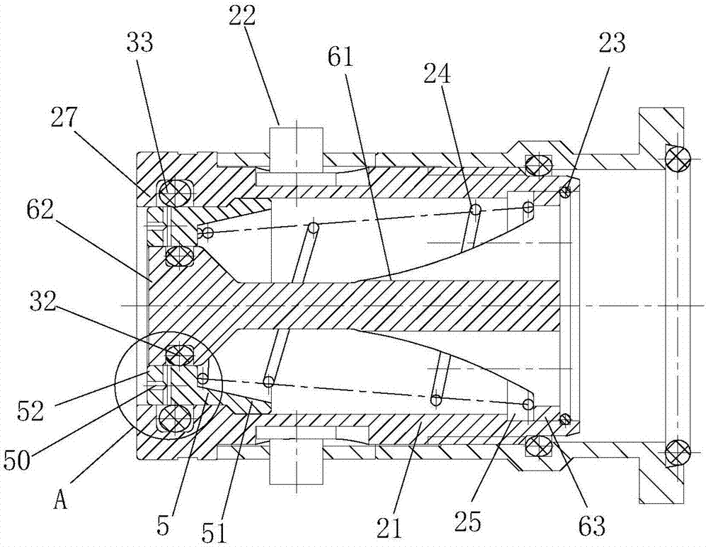 Self-pressure-relief quick coupling and working method thereof