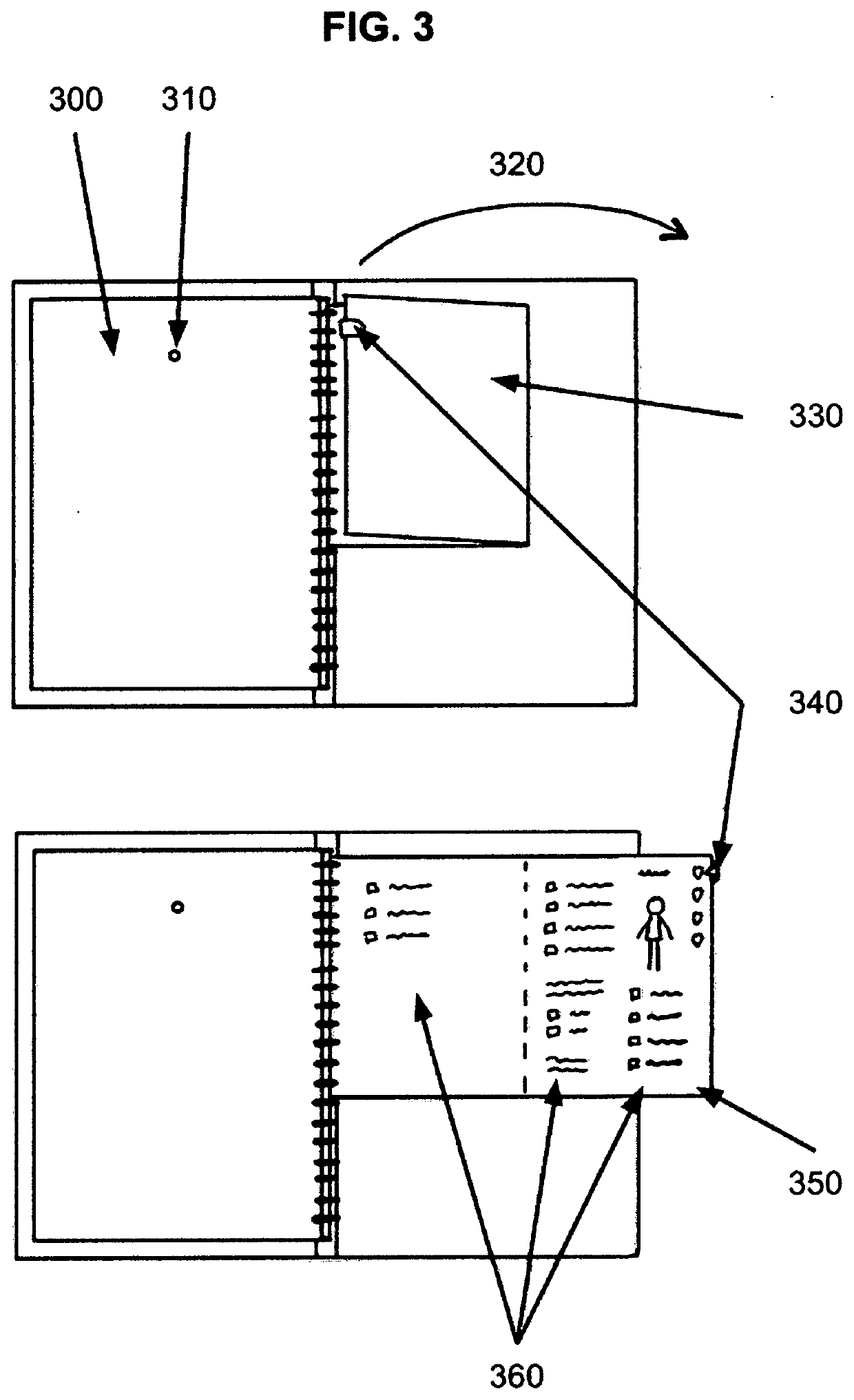 Gamebook with a spinner mechanic