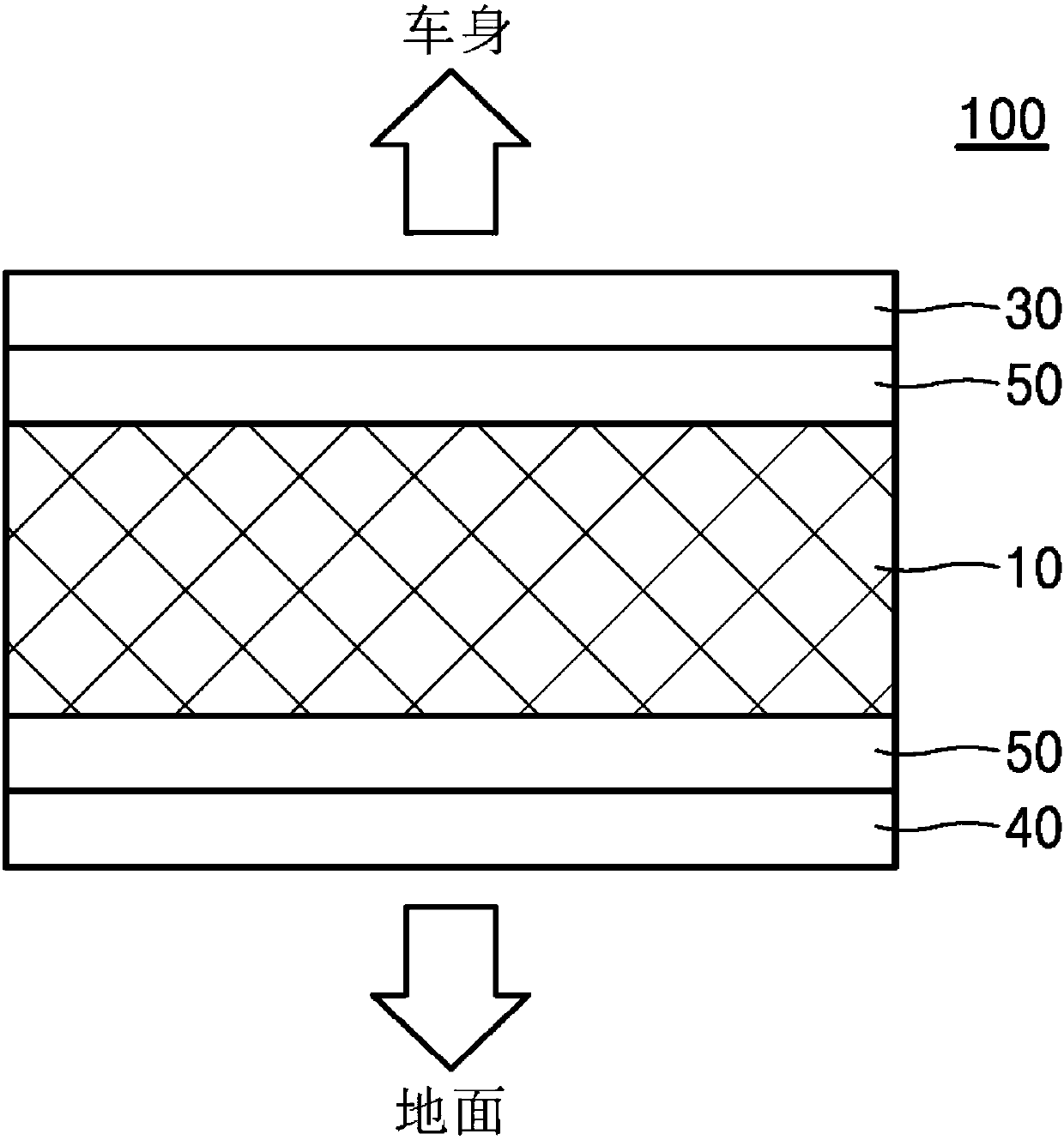 Vehicle underbody cover and method for manufacturing same