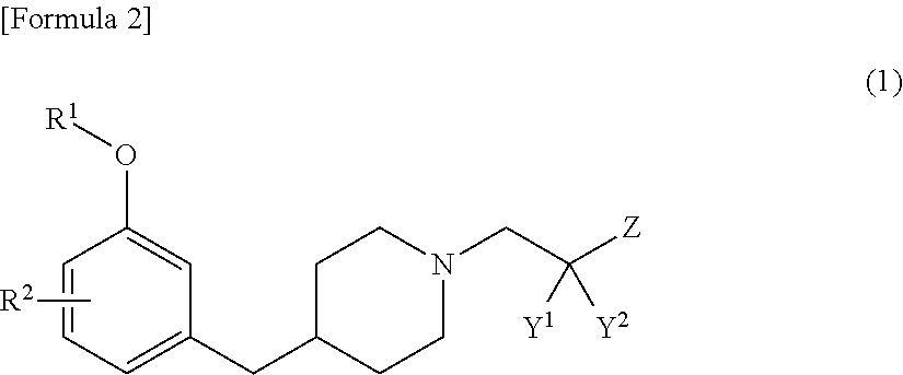 Benzyl piperidine compound