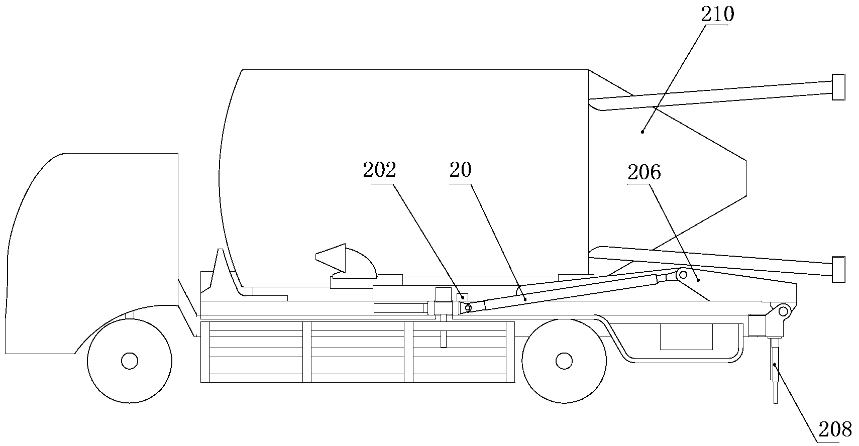 Advanced protecting system and advanced protecting method for support legs of demountable tanker carrier