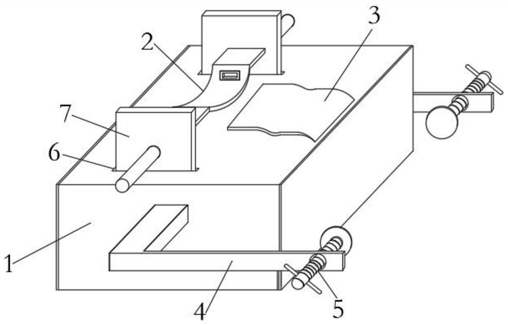 Head supporting and fixing device for traditional Chinese medicine encephalopathy examination