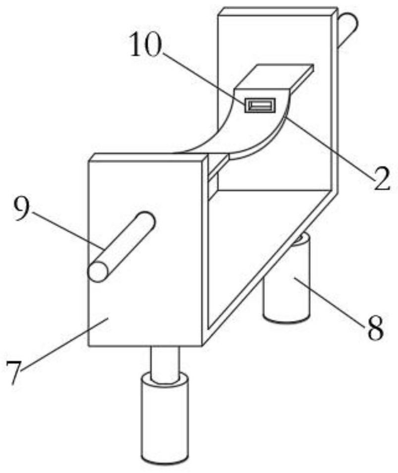 Head supporting and fixing device for traditional Chinese medicine encephalopathy examination