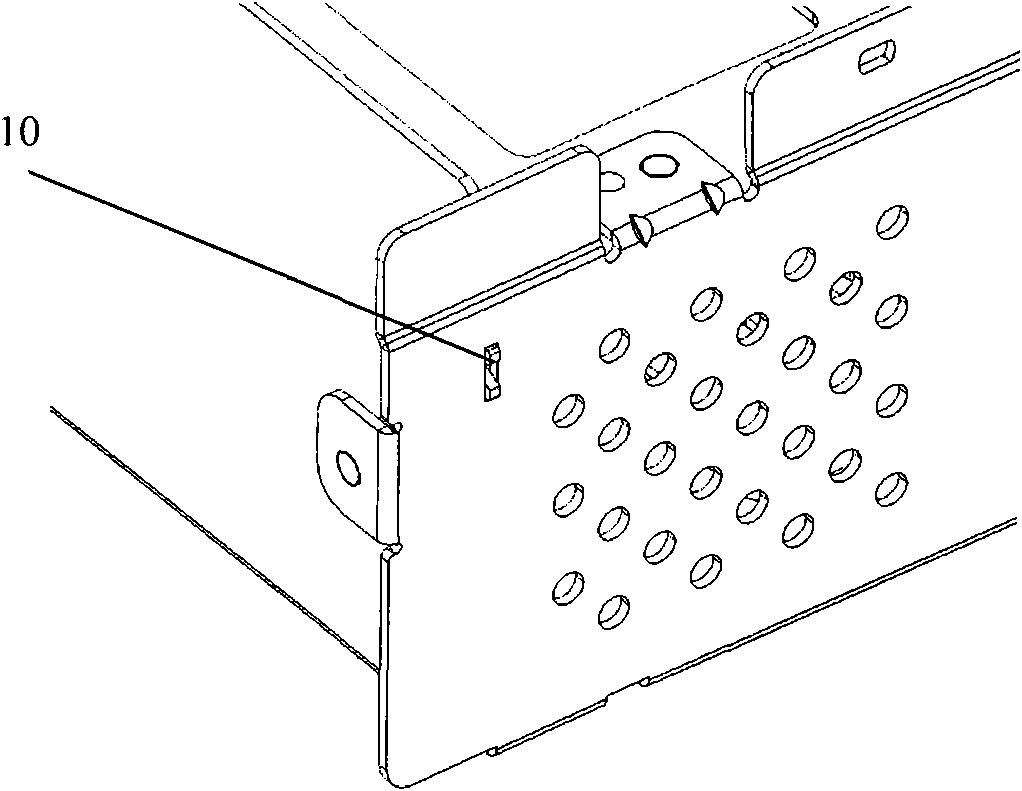 Heat dissipation module of compact disc read-only memory driver core in auto sound