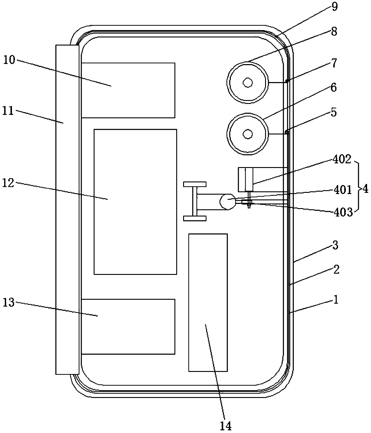 Intelligent active anti-falling protective shell