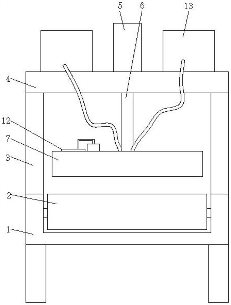 Simple blowing device for automobile wheel hub