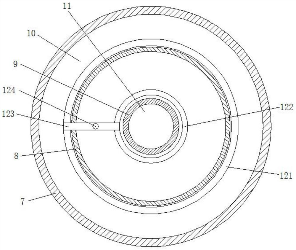 Simple blowing device for automobile wheel hub