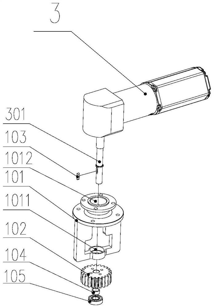 Underneath type platform door moving box driving system