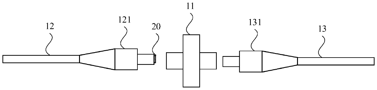 Saturable absorption device, preparation method and optical fiber pulse laser