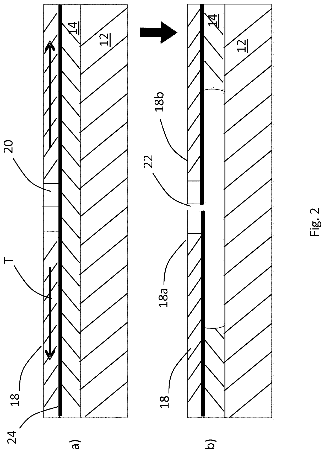 Crack structures, tunneling junctions using crack structures and methods of making same