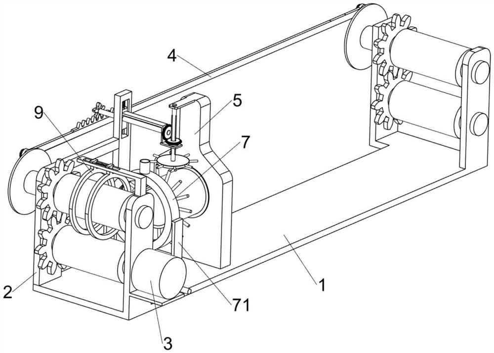 Conductive graphite smearing device for cable detection