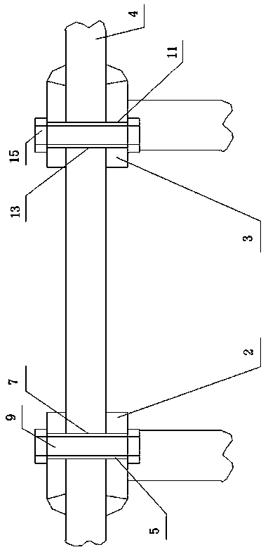 Anti-releasing device of heavy vehicle suspension