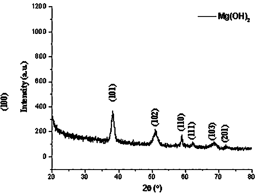 Method for preparing magnesium hydroxide two-dimensional nano-sheets through rapid precipitation