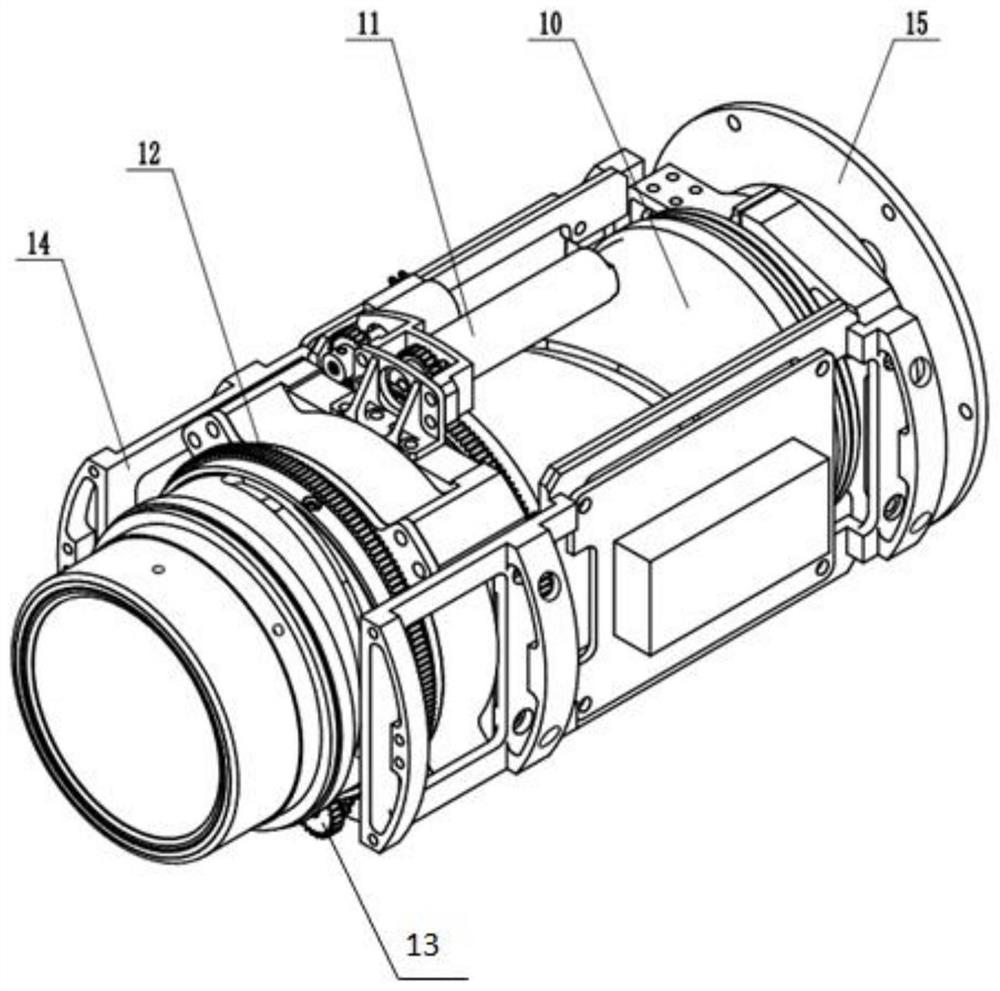 A full-sea deep ultra-high-definition electric variable aperture zoom lens