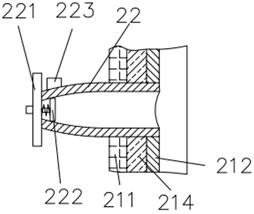 A fire-fighting device for an elevator