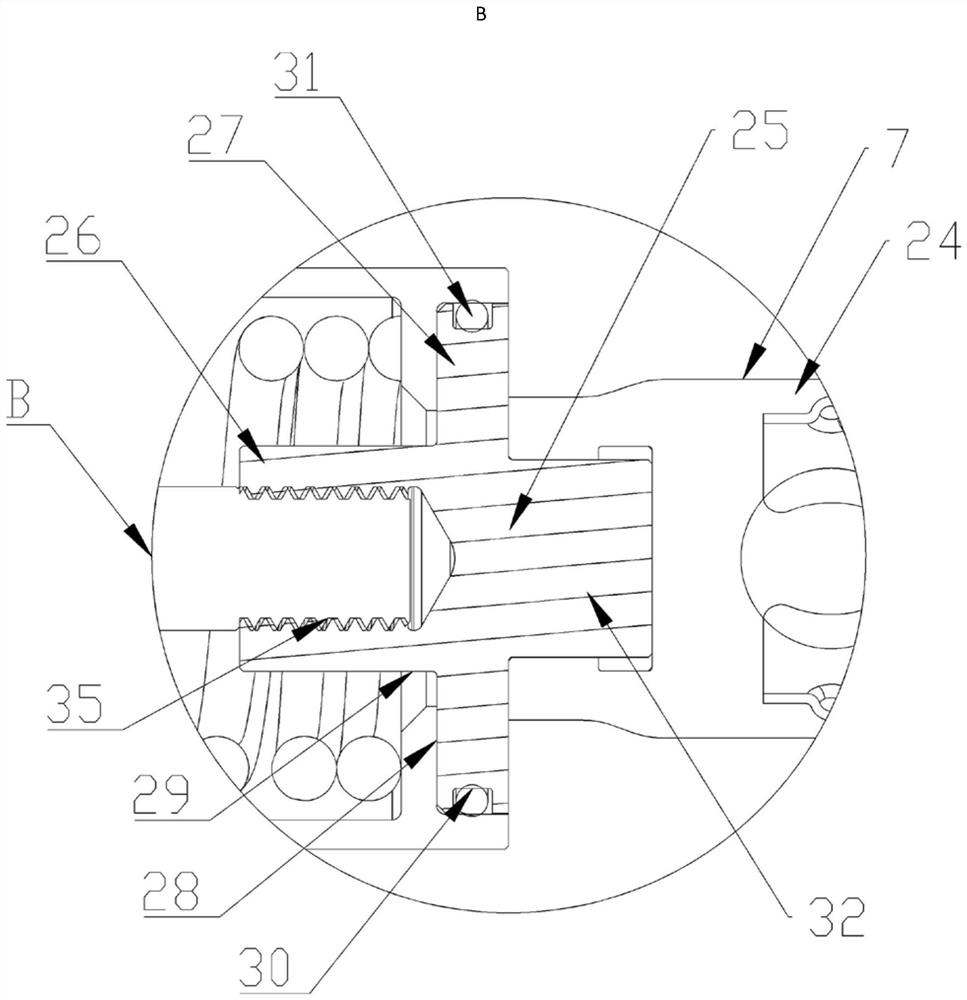 Balance rod for electric tail door of vehicle