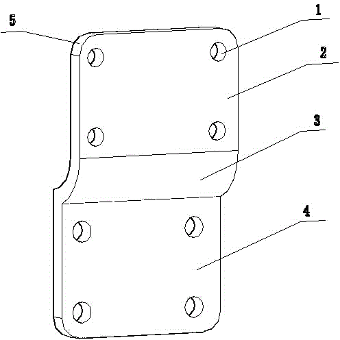 Sheet-shaped punched part