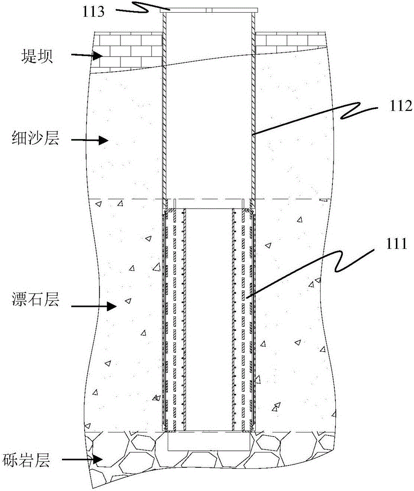 Geotherm utilizing method based on sea water source