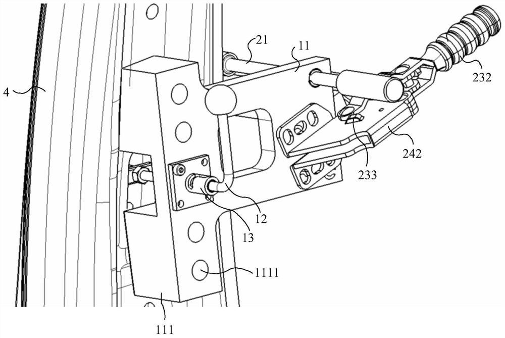 Vehicle door positioning device