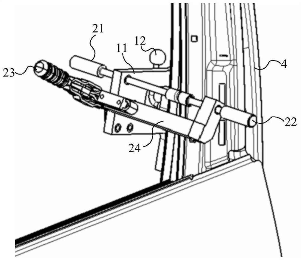 Vehicle door positioning device