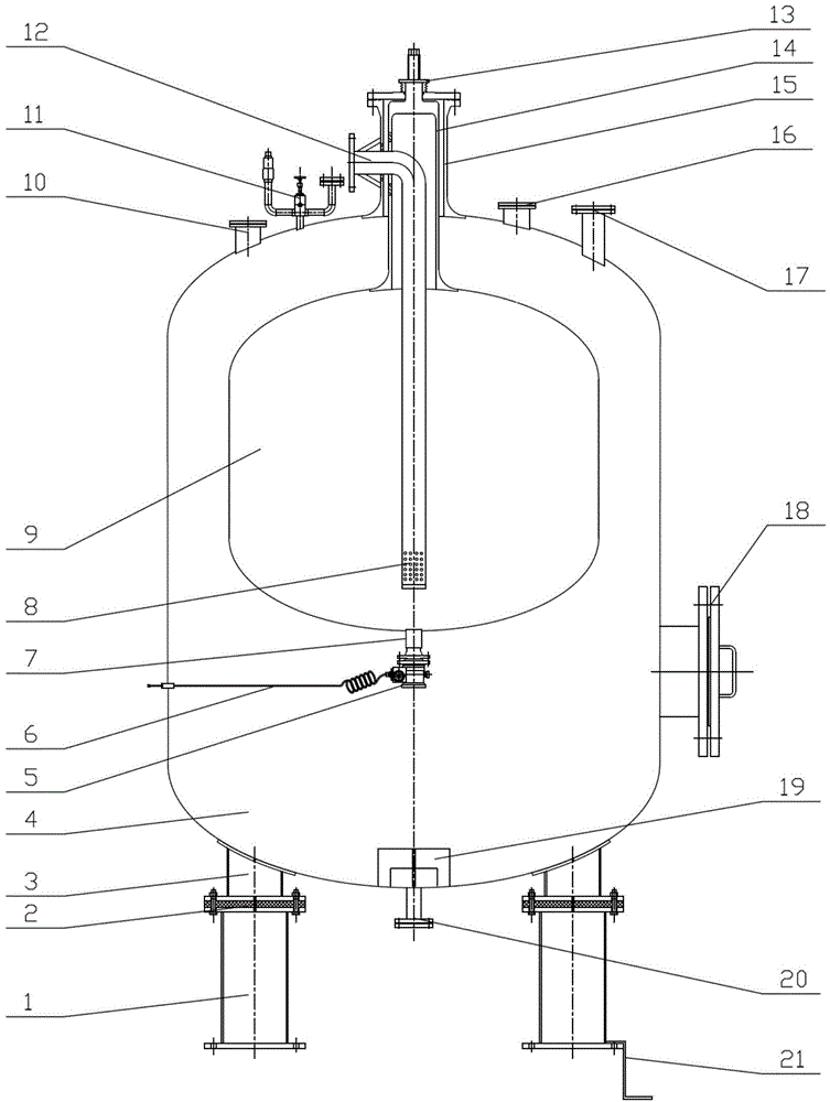 Low-temperature vessel with weighable inner container