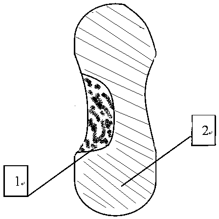 Insole for flatfeet