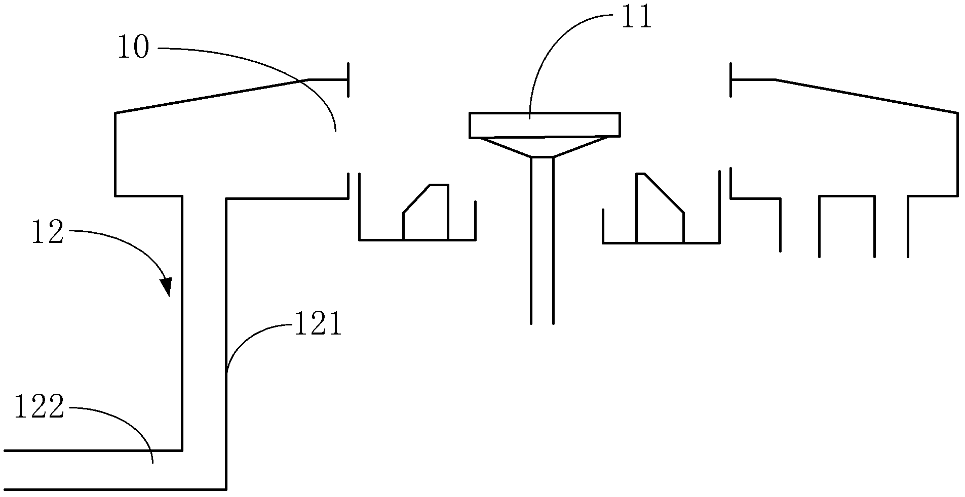 Automatic cleaning device for exhaust duct and gluing and developing cabinet