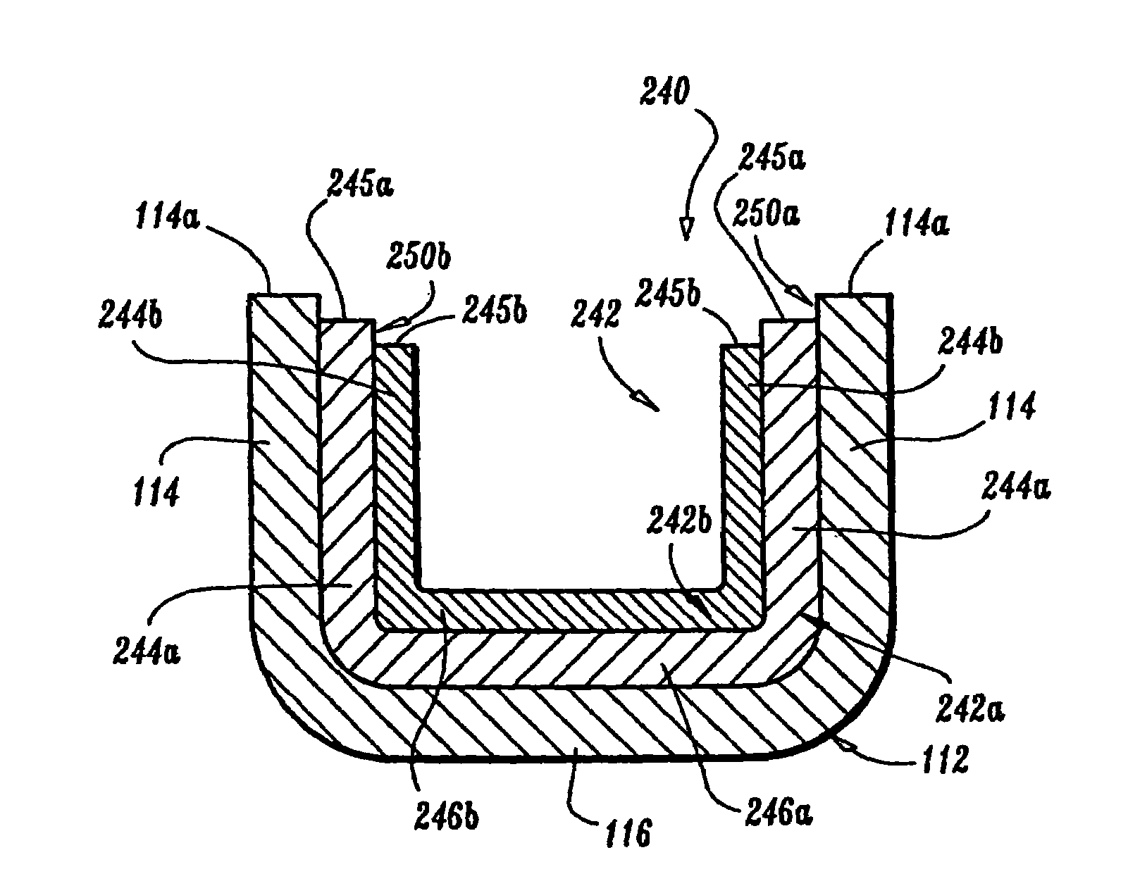 Surgical fastener applying apparatus with controlled beam deflection