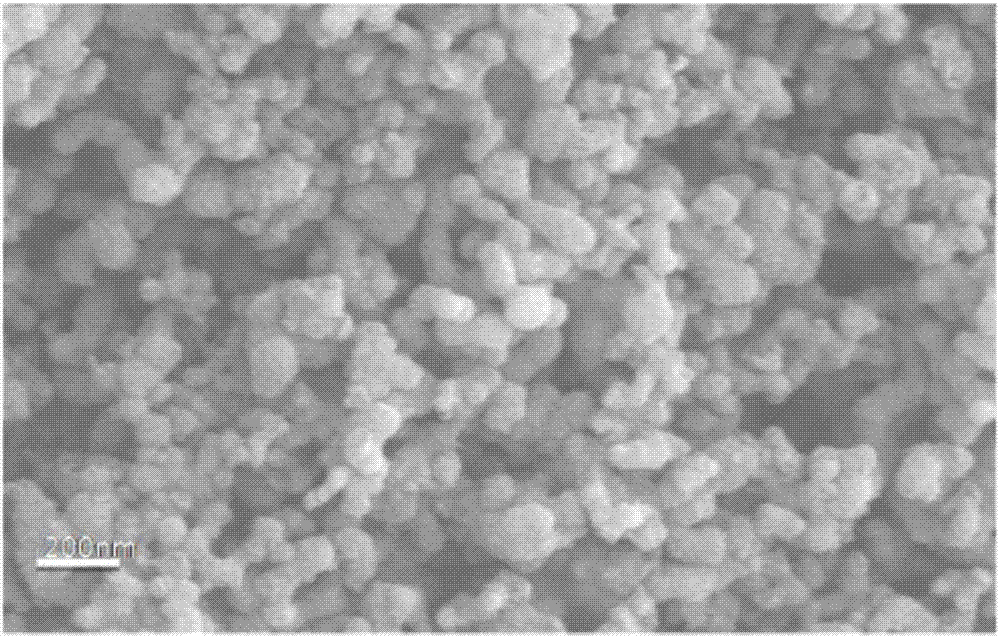 Preparation method of nitrogen-doped ordered porous carbon coated silicon nanometer composite material