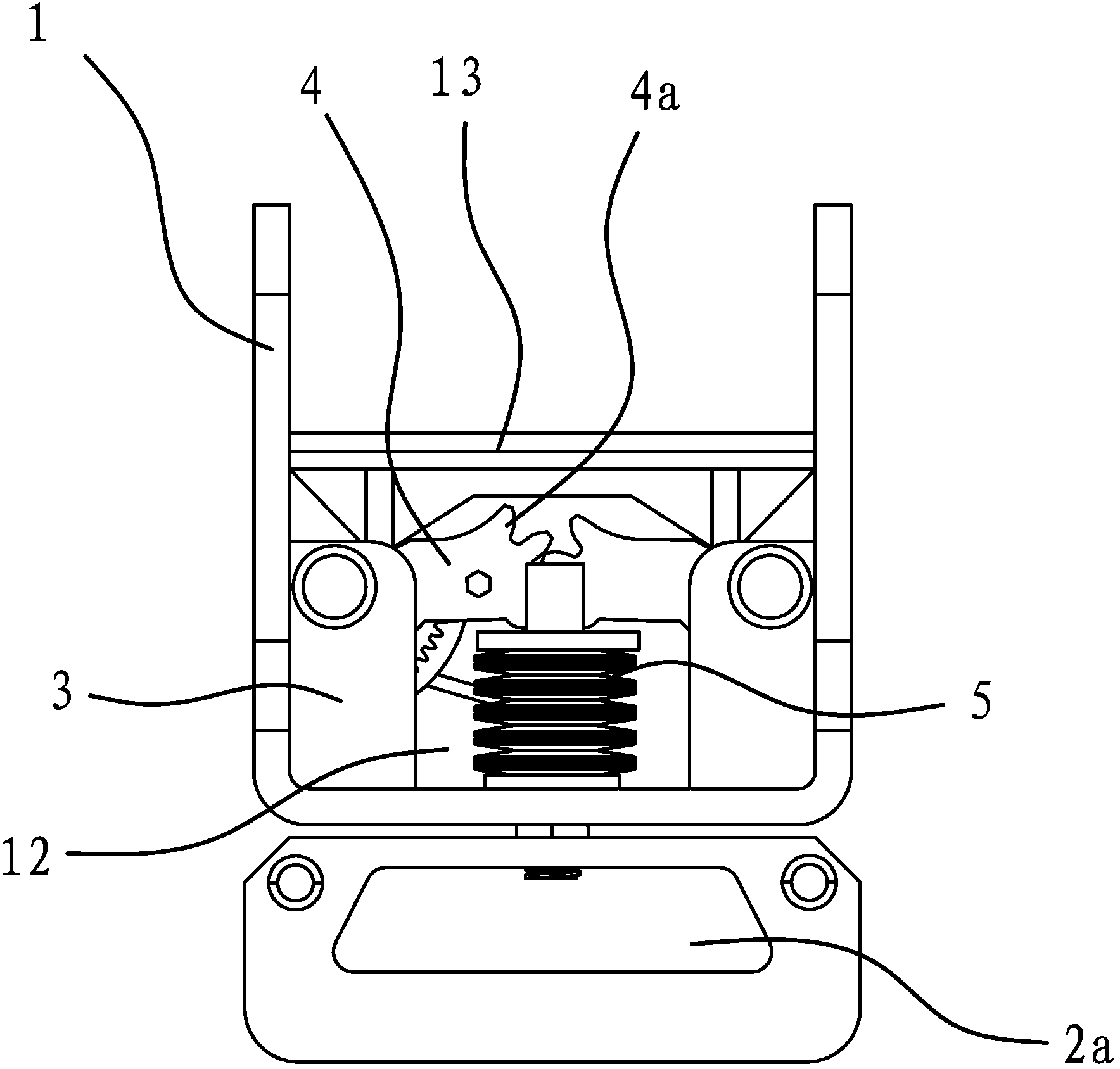 Force measurement device of tensioner