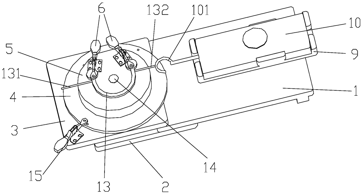 Tensile testing device and testing method thereof