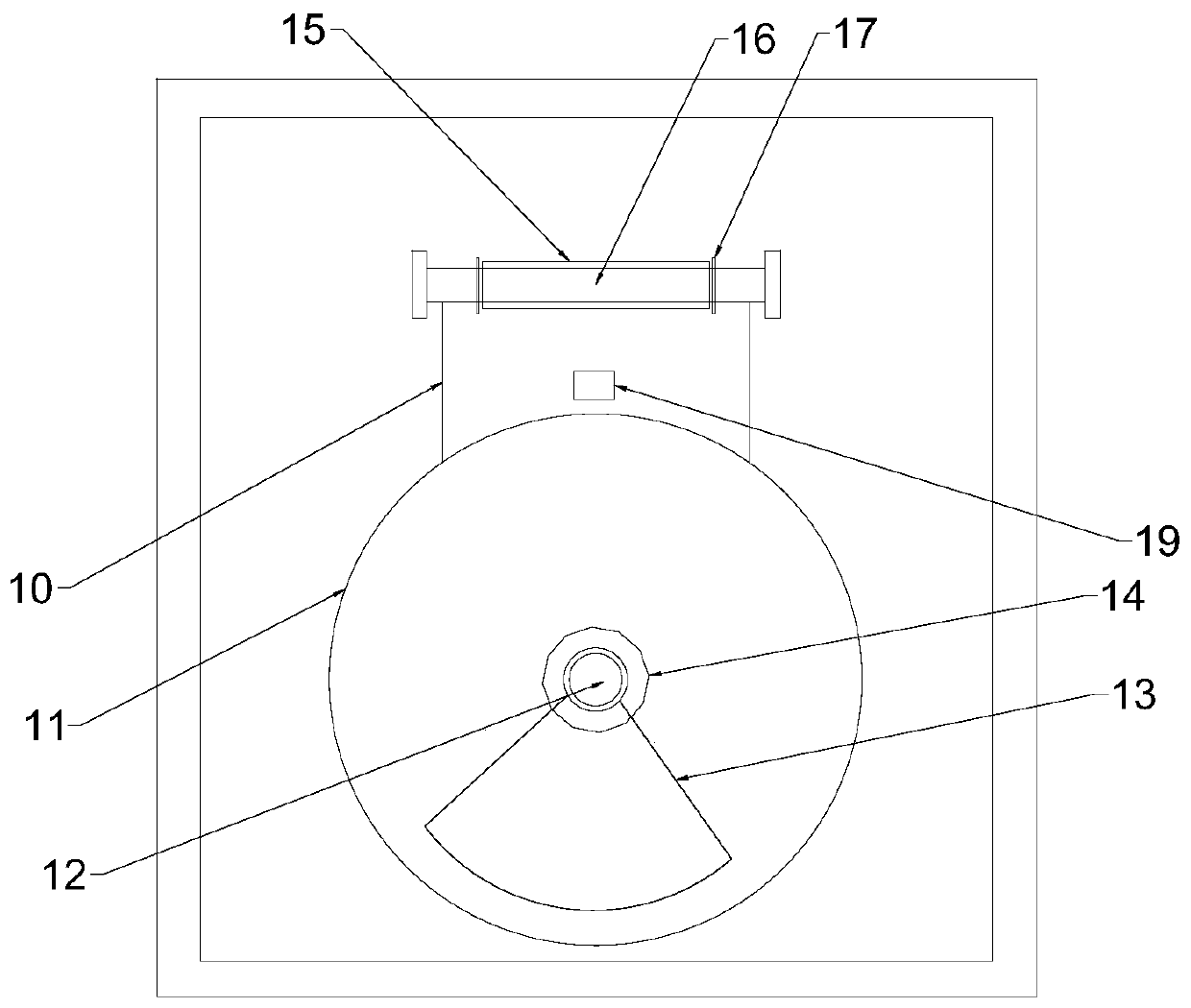 Gravity self-adjusting hydraulic pressure stabilizing device