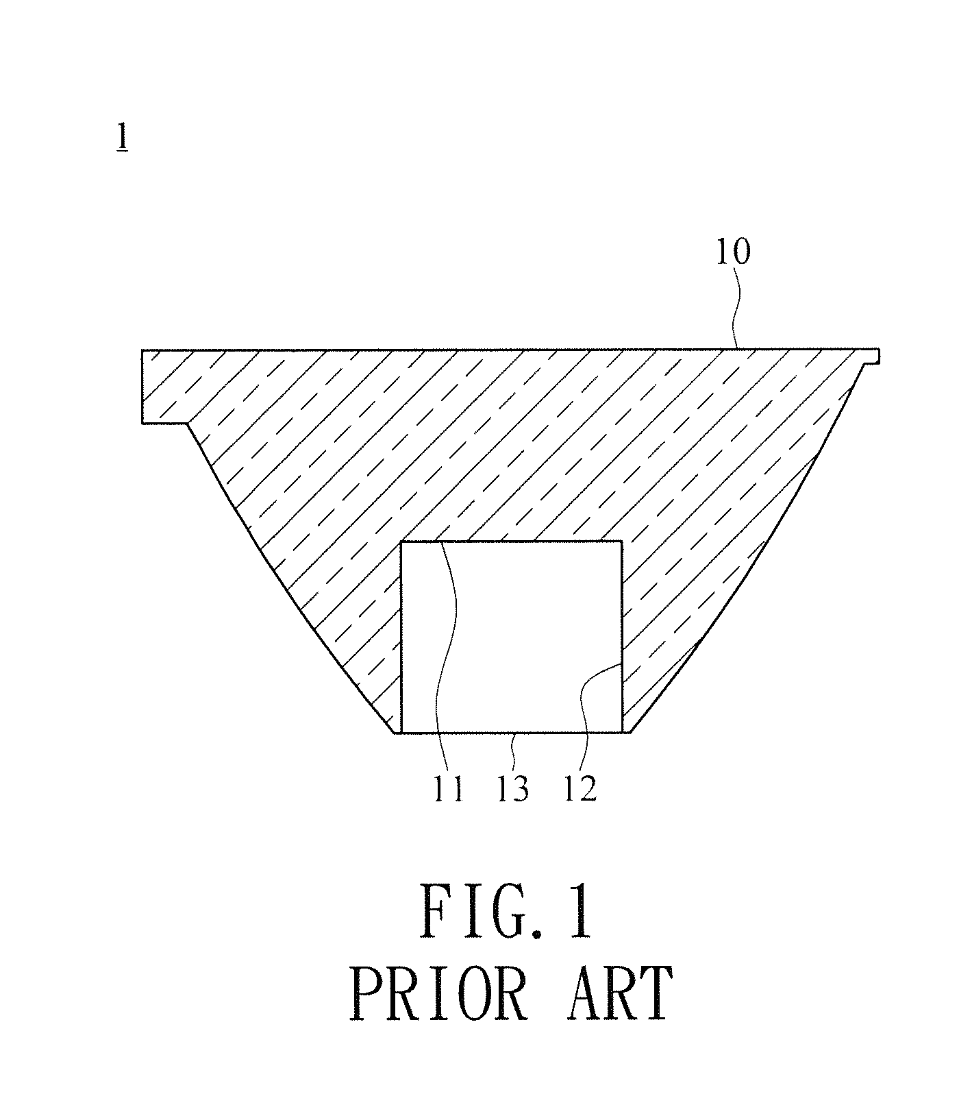 Amplified condensing LED light lens and module thereof